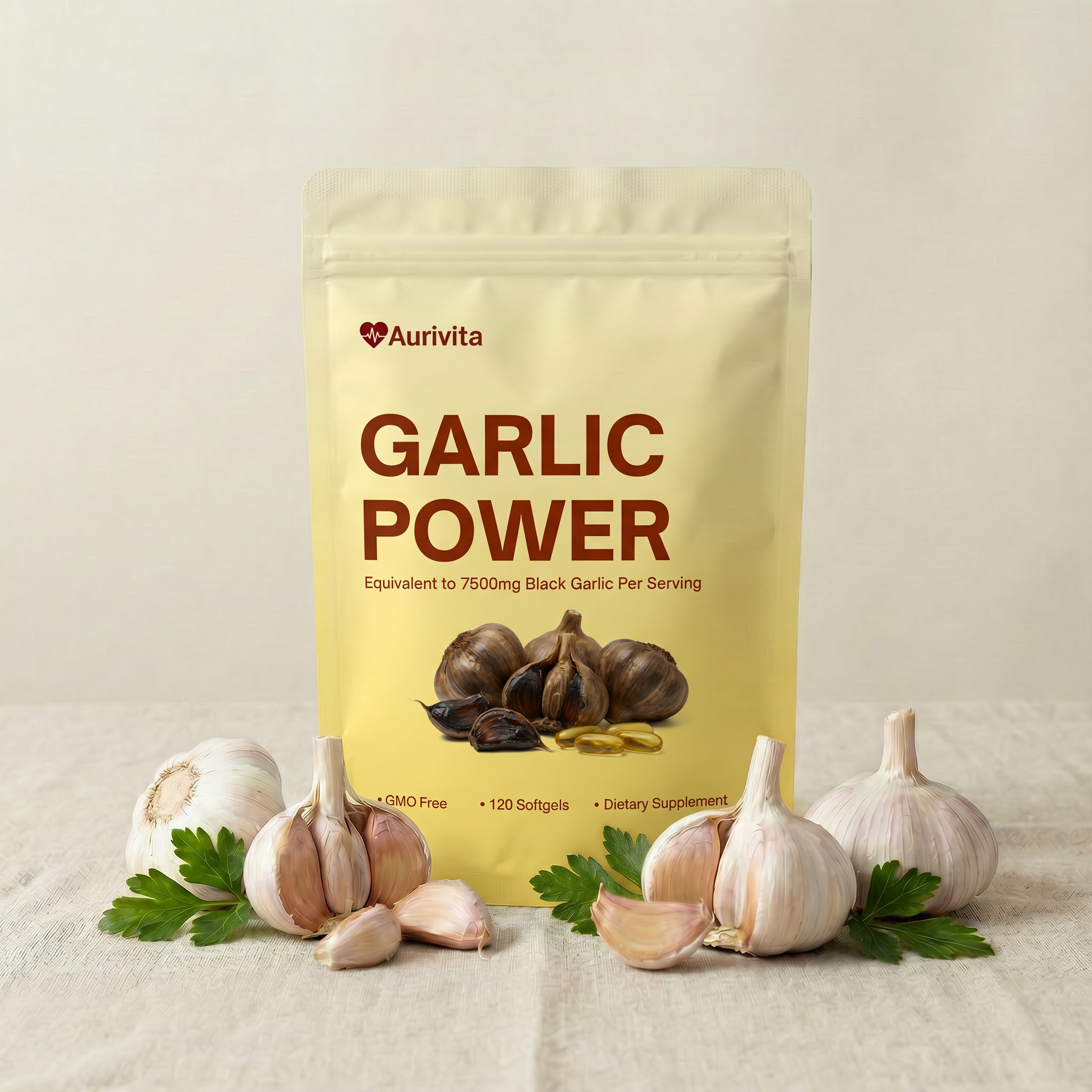 Aurivita Odorless Aged Garlic Softgels