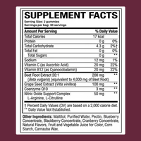 UltimaPeak Organic Beetroot Gummies